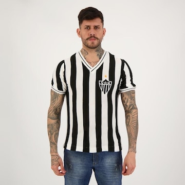 Camisa Futfanatics Atlético Mineiro Retrô 1982 N 10 - Masculina