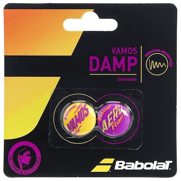 Antivibrador Babolat Rafa Vamos Damp com 02 Unidades Amarelo