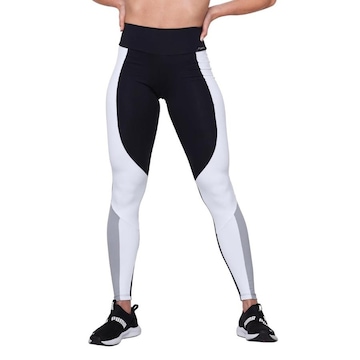 Calça Legging AVA Fitness Wear com Recorte - Feminina