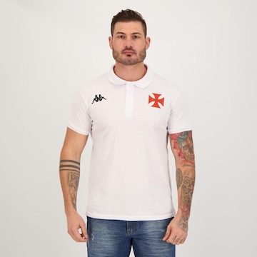 Camisa Polo Kappa Vasco Supporter - Masculina