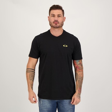 Oakley Camiseta masculina com caveira dispersa, Ferro vermelho, M :  : Moda