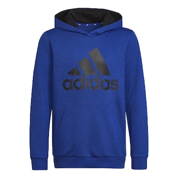 Blusa de Moletom adidas Infantil com Capuz Ess Logo