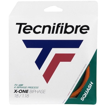 Corda para Raquete Tecnifibre X-One Biphase Squash 18L 1.18mm - Set Individual