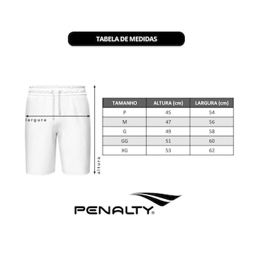 Kit de Bermudas Penalty X com 2 Unidades - Masculina