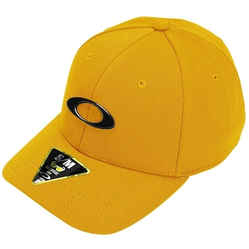 Boné Aba Curva Oakley Tincan Cap Amber Logo Blackout - Fechado - Adulto