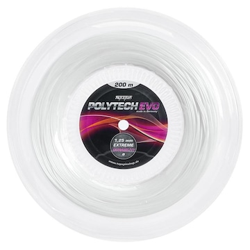 Corda Topspin Polytech Evo 17L 1.25mm Perola Rolo com 200 Metros