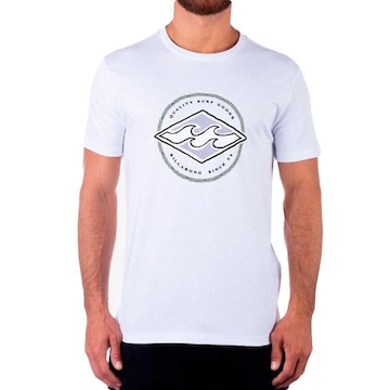 Camiseta Billabong Rotor Diamond II - Masculina Branco