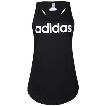 Camiseta Regata adidas Logo Linear - Feminina