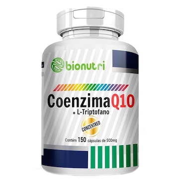 Coenzima Q10 CoQ10 Ubiquinol L Triptofano Bionutri - 150 Caps