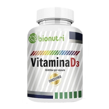 Vitamina D3 10.000 500mg Bionutri - 60 Cápsulas