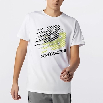 Camiseta New Balance Heathertech - Masculina