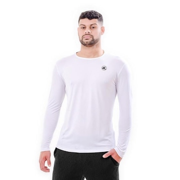 Camiseta Esporte Legal Manga Longa Lisa - Masculina