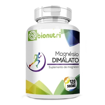Magnésio Dimalato Concentrado 100% Puro Bionutri - 120 cápsulas