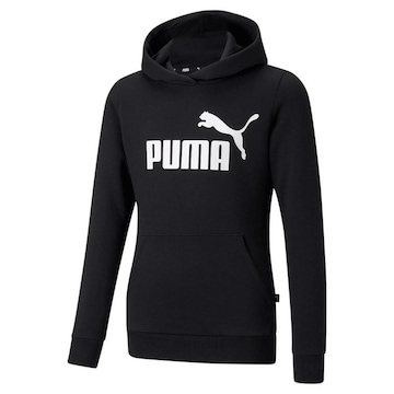 Blusão de Moletom Puma Essentials Logo Hoodie - Infantil