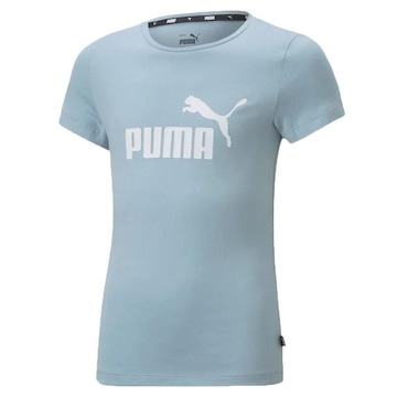 Camiseta Puma Essentials Logo - Infantil