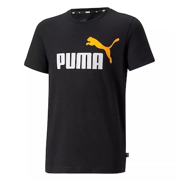 Camiseta Puma Essentials Logo - Infantil