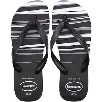 Chinelo Havaianas Top Basic Tiras Relevo - Masculino