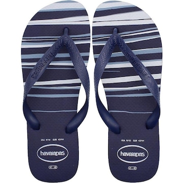 Chinelo Havaianas Top Basic Tiras Relevo - Masculino