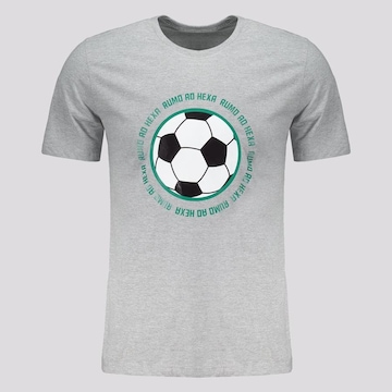 Camisa Futfanatics Bola Rumo ao Hexa - Masculina