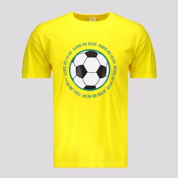 Camisa Futfanatics Bola Rumo ao Hexa - Masculina