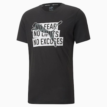 Camiseta Puma Performance Slogan Cat Masculina