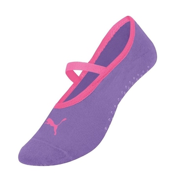 Meia Sapatilha Puma Pilates Antiderrapante - 34 a 39 - Feminina