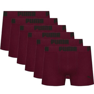 Cuecas Boxer Puma Microfibra Sem Costura - Adulto - 6 Peças