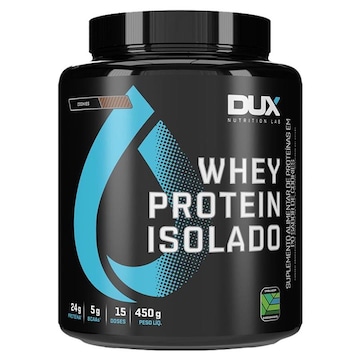 Whey Protein Isolado 100% Proteina Cookies Pote 450g - Dux Nutrition