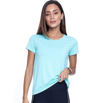 Camiseta Run More Feel Green - Feminina