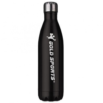 Garrafa Térmica Gold Sports Big Black em Inox - 750ml