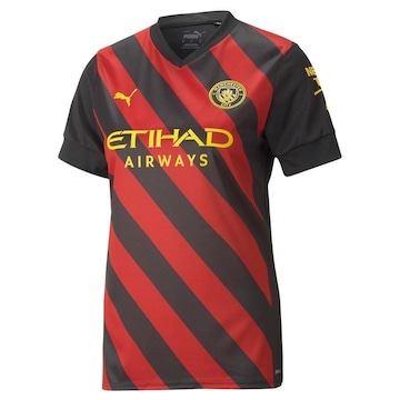 Camisa do Manchester City F.C. Ii 22/23 Réplica Puma - Feminina