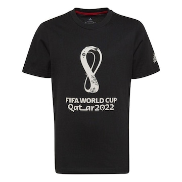 Camisa Oficial Copa Do Mundo adidas Fifa 2022 - Infantil