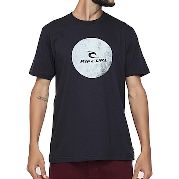 Camiseta Rip Curl Round Icon Corp SM23 - Masculina