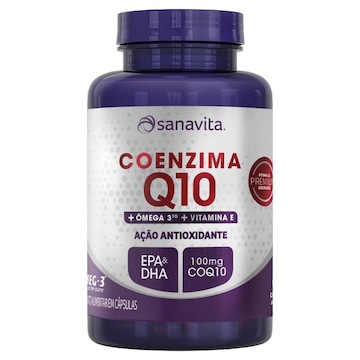 Coenzima Q10 + Ômega 3 Sanavita - 60 cápsulas
