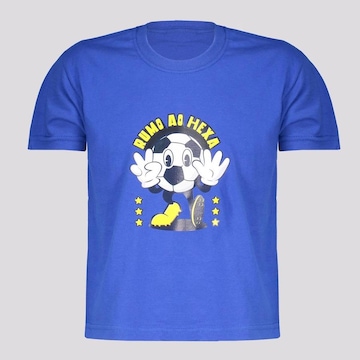 Camiseta Futfanatics Bolinha do Hexa - Infantil