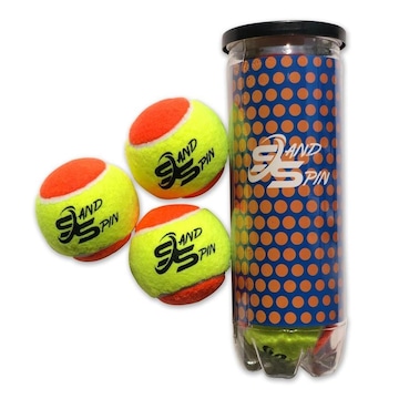 Bola de Beach Tennis Sland Spin Profissional - 3 Unidades