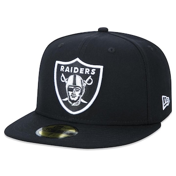 Boné Aba Reta New Era 59Fifty NFL Las Vegas Raiders - Fechado - Adulto