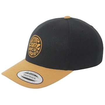 Boné Aba Curva Rip Curl Wetty Black Tan - Snapback - Adulto