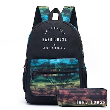 Kit Mochila Hang Loose Algodão + Estojo - 21 Litros