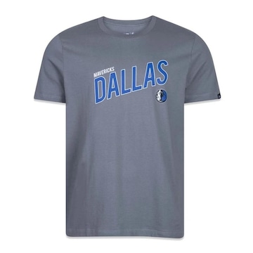 Camiseta New Era Dallas Mavericks Core - Masculina