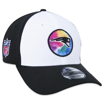 Boné Aba Curva New Era 39Thirty New England Patriots Crucial Catch 2022 - Stretch Fit - Masculino