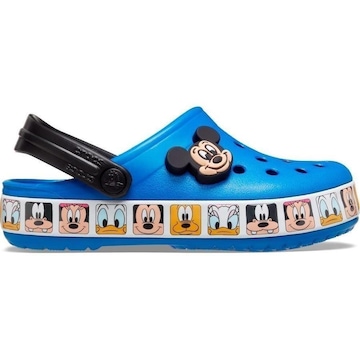 Sandália Crocs Fun Lab Mickey Mouse Band Clog Bright Cobalt - Infantil