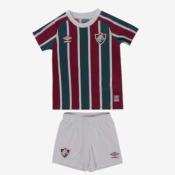 Kit Uniforme Clube do Fluminense Umbro Of.1 2022 - Infantill