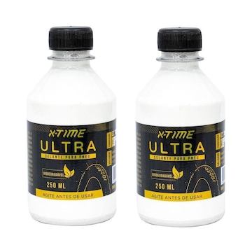 Kit de Selantes para Pneu X-Time Bike Tubeless Ultra Com 2 unidades - 250 ml
