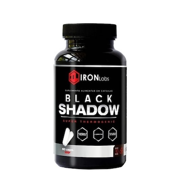 Termogênico Black Shadow Iron Labs - 60 cápsulas