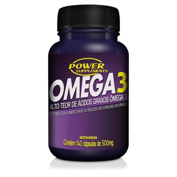 Ômega 3 500mg EPA DHA Power Supplements - 140 Gáps