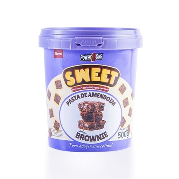Pasta de Amendoim Sweet Power1One - Brownie - 500g