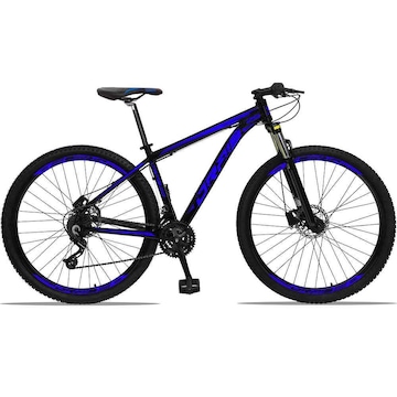 Bicicleta Drais 29 - Freio Hidráulico MTB Aluminio - Câmbios Shimano - 24V - Suspensão com Trava