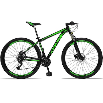 Bicicleta Drais 29 - Freio Hidráulico MTB Aluminio - Câmbios Shimano - 24V - Suspensão com Trava