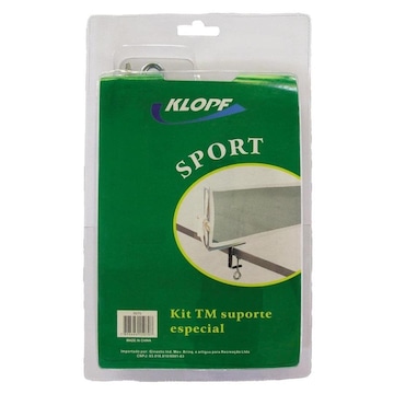 Kit de Tênis de Mesa Klopf Suporte Especial com Suporte e Rede